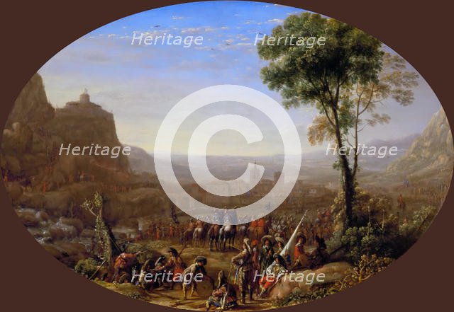 The Pass of Susa Taken by Louis XIII in 1629, ca 1631. Creator: Lorrain, Claude (1600-1682).