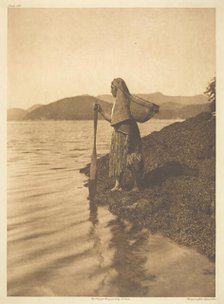 The Seaweed Gatherer, 1915. Creator: Edward Sheriff Curtis.