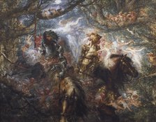 'The Enchanted Forest', 1886.                                            Artist: Sir John Gilbert