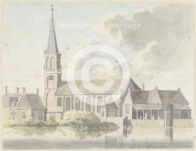 Church in Broek in Waterland, 1789. Creator: Hendrik Tavenier.