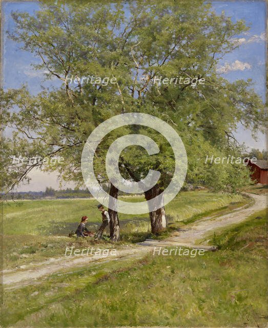 Willows, 1897. Creator: Hjalmar Munsterhjelm.