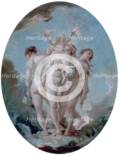 'The Three Graces', c1725-1770. Artist: François Boucher