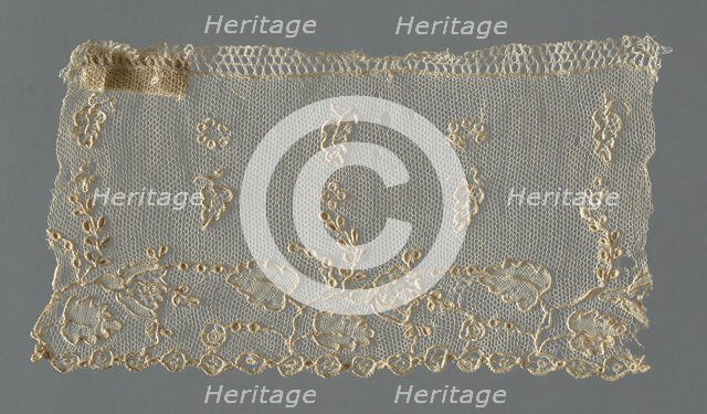 Fragment (Border), France, 1850/1900. Creator: Unknown.