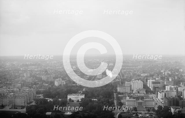 White House from the Washington Monument, Washington, D.C., between 1900 and 1920. Creator: Unknown.