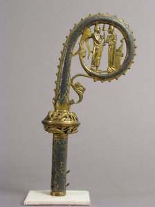 Head of a Crozier with the Annunciation, French, ca. 1225-50. Creator: Unknown.