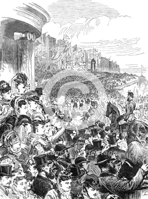 Incidents of the Easter Volunteer Review, 1870. Creator: Unknown.