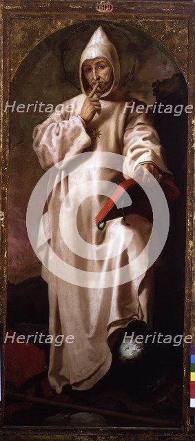 Saint Bruno, oil by Francisco Ribalta, preserved in the Prado Museum.