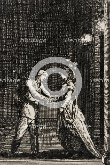 Adelheim von Veltheim, 1783. Creator: Daniel Nikolaus Chodowiecki.