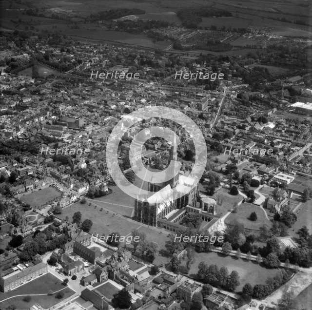 Salisbury, Wiltshire, 1963. Artist: Aerofilms.