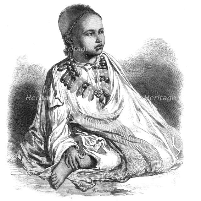 Dejatch Alamaeo, son of Theodore, late King of Abyssinia, 1868. Creator: Unknown.