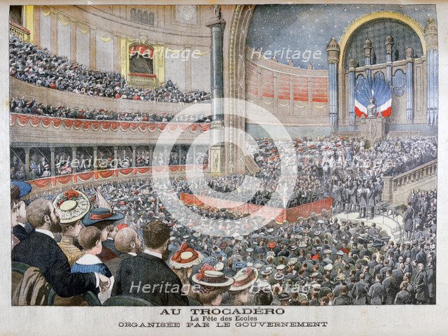 Festival of State Schools organised by the Government at the Trocadero in Paris, 1904. Artist: Unknown