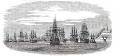 The Turkish Fleet in Bashika Bay, 1850. Creator: Unknown.