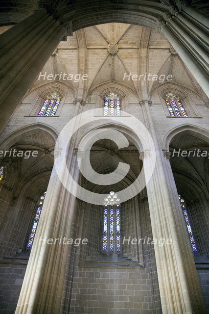 Interior of the Founder's Chapel, Monastery of Batalha, Batalha, Portugal, 2009. Artist: Samuel Magal
