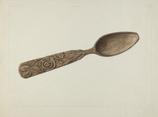 Wooden Spoon, c. 1938. Creator: Henry Rasmusen.