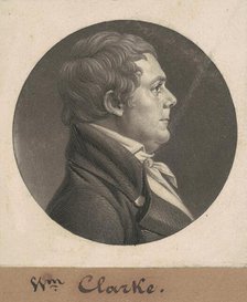 William Clark, 1807. Creator: Charles Balthazar Julien Févret de Saint-Mémin.