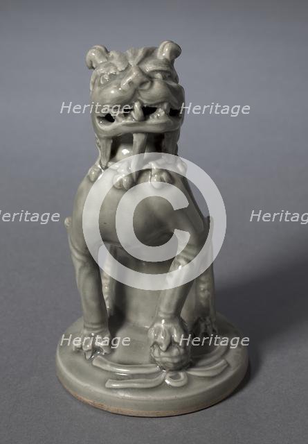 Incense Burner Top in the Shape of a Lion, 1100s. Creator: Unknown.