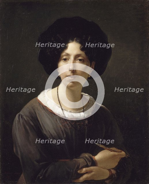 Self-Portrait. Artist: Haudebourt-Lescot, Hortense (1784-1845)