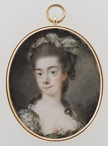 Portrait of a young lady, at the latest 1793. Creator: Peter Adolf Hall.