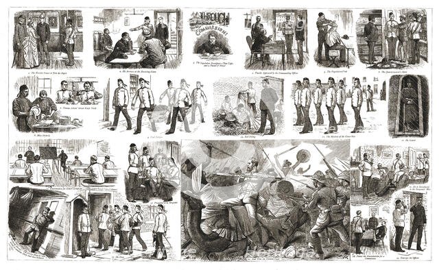 ''Through the Ranks to a Commission', 1888. Creator: Unknown.