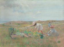 Gathering Flowers, Shinnecock, Long Island, c. 1897. Creator: William Merritt Chase.