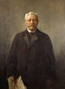 Portrait of Paul von Hindenburg (1847-1934), 1926. Creator: Vogel, Hugo (1855-1934).
