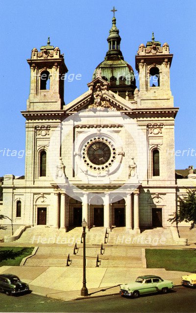 Basilica of St Mary, Minneapolis, Minnesota, USA, 1955. Artist: Unknown
