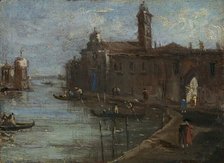 Canal in Venice, 18th century. Creator: Unknown.
