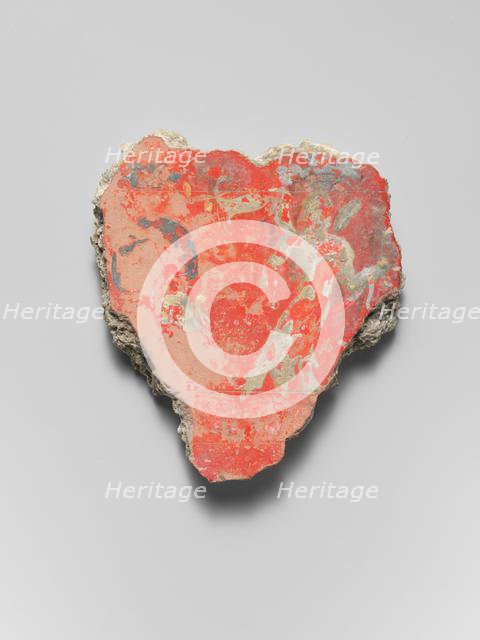 Fresco fragment with siren, 1st century A.D.. Creator: Unknown.