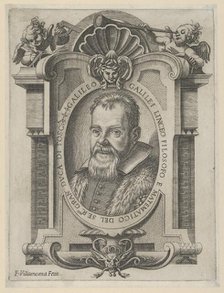 Portrait of Galileo Galilei, 1613. Creator: Francesco Villamena.