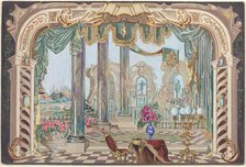 Stage Backdrop, 1935/1942. Creator: Perkins Harnly.