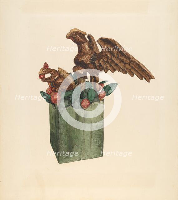 Squirrel and Eagle, c. 1939. Creator: Giacinto Capelli.