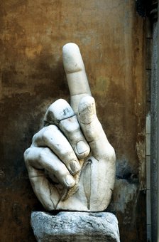 Hand of Constantine, sculpture. Artist: Unknown