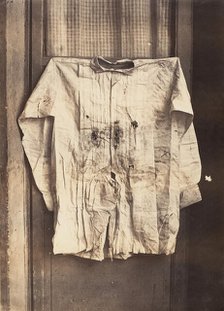 The Shirt of the Emperor, Worn during His Execution, 1867. Creator: François Aubert.