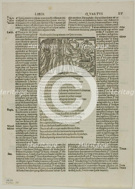 Juno in Hades from P. Ouidij Nasonis poete ingeniosissimi Metamorphoseos Libri, plate...1937. Creators: Unknown, Max Geisberg.