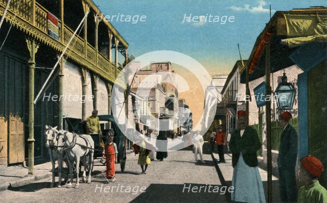 Colmar Street, Suez, Egypt, 20th century. Artist: Unknown