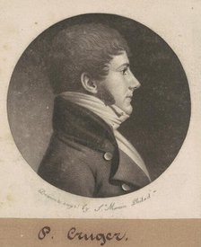 Bertram Peter Cruger, 1802. Creator: Charles Balthazar Julien Févret de Saint-Mémin.