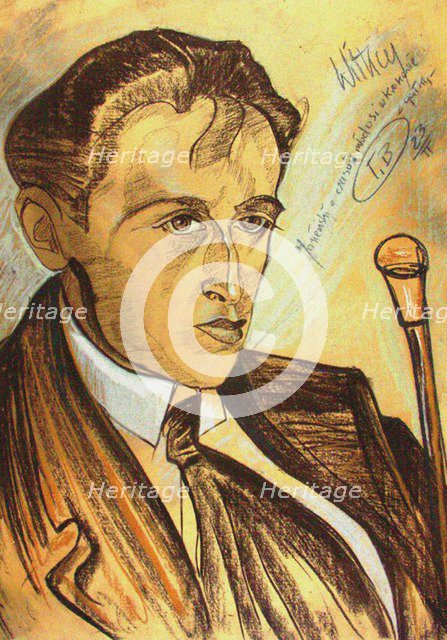 Portrait of the poet Bruno Jasienski (1901-1938), 1923.