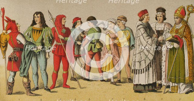 History of Germany, Middle Ages, 1450-1500, (1881).  Creator: Unknown.