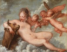 Venus accompanied by Libra and Taurus, 1660s. Creator: Liberi, Pietro (1605-1687).