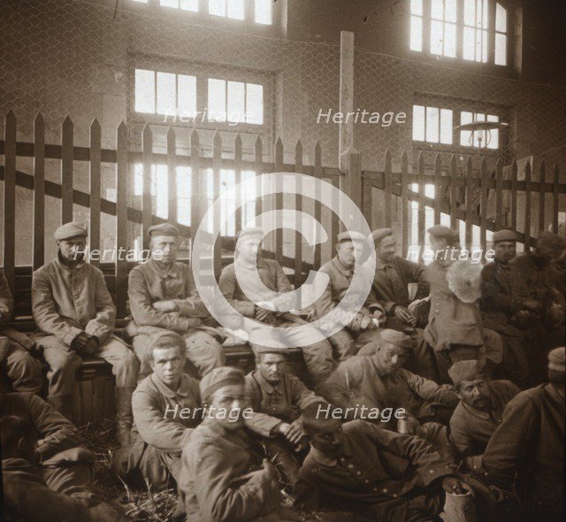 German prisoners of war, c1914-c1918. Artist: Unknown.