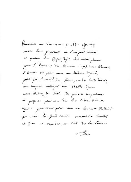 Letter by Frederick the Great, King of Prussia, to Count Francesco Algarotti, 1740 (1865).Artist: Frederick George Netherclift