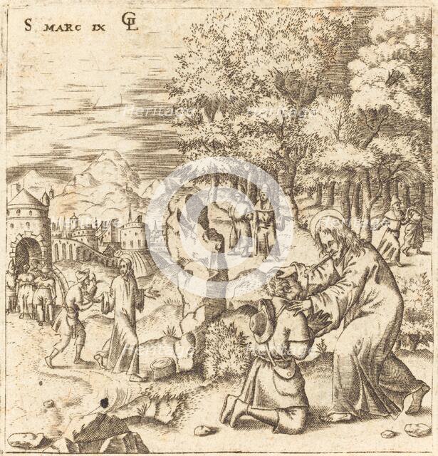 The Epileptic Child Healed, probably c. 1576/1580. Creator: Leonard Gaultier.