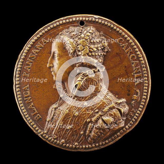 Bianca Pansana Carcania [obverse], c. 1552/1584. Creator: Pietro Paolo Galeotti.