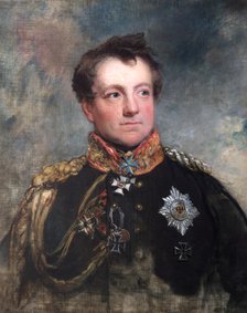 Portrait of Field Marshal August Neidhart, Count of Gneisenau, Prussian soldier, 1818.  Artist: George Dawe.