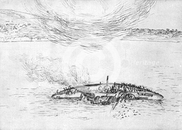 'L'expedition des Dardanelles, le tentative de enforcement..., 1915 (1924). Creator: Unknown.