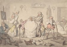 The Barber's Shop, 1785-1805. Creator: Thomas Rowlandson.