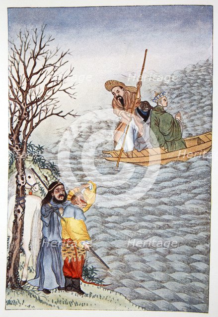 'The Demons of Blackwater River Carry Away the Master', 1922. Artist: Unknown