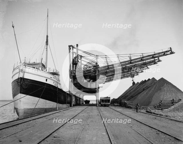 Hanna's ore plant, Erie, Pa., ca 1900. Creator: William H. Jackson.
