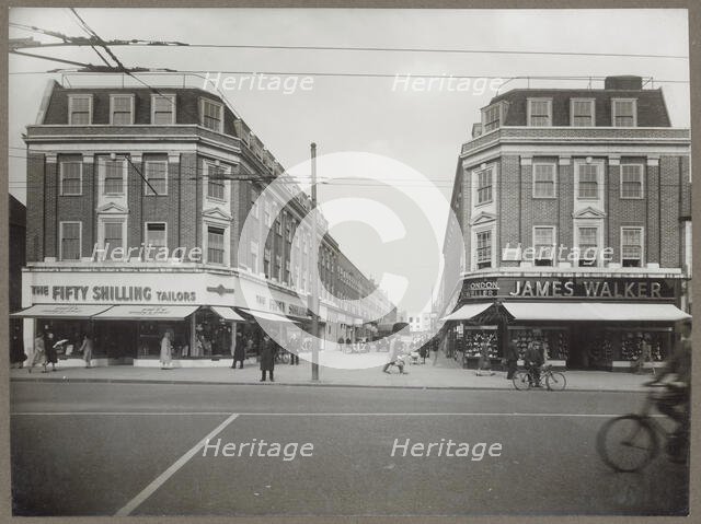 Castle Street, Kingston upon Thames, London, 1939-1950. Creator: Healey and Baker.