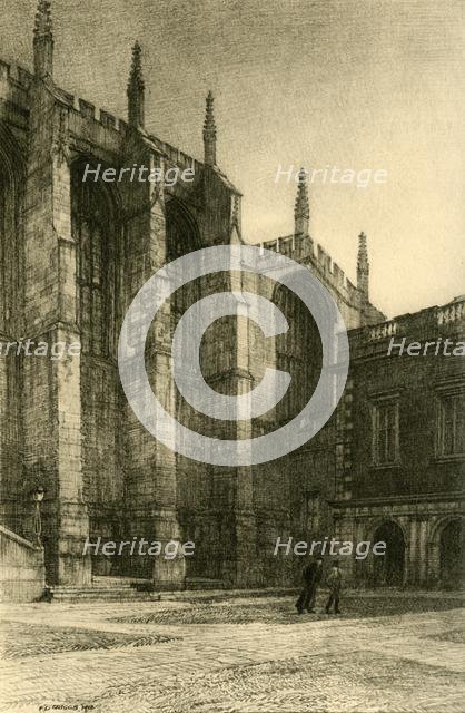 'North Western angle of the Schoolyard', 1911. Creator: Unknown.